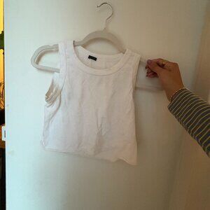 brandy melville white tank
